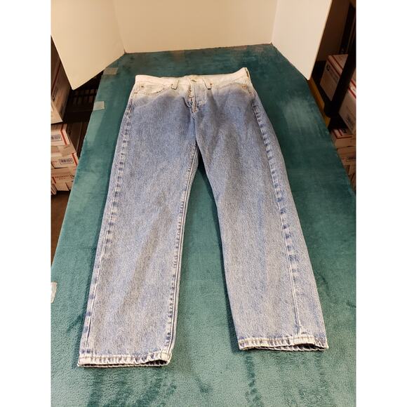 Levis Jeans Size 30 Womens Blue Denim Pants Mid Rise Ladies Wedgie Straight - Picture 1 of 14